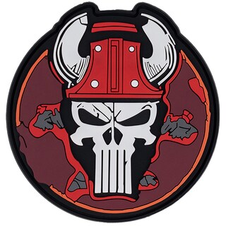 Naszywka 101 Inc. 3D PVC Punish Skull Bull