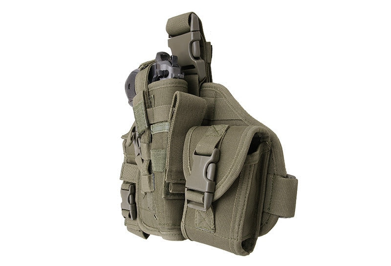 Panel udowy GFC Tactical z kaburą - Olive