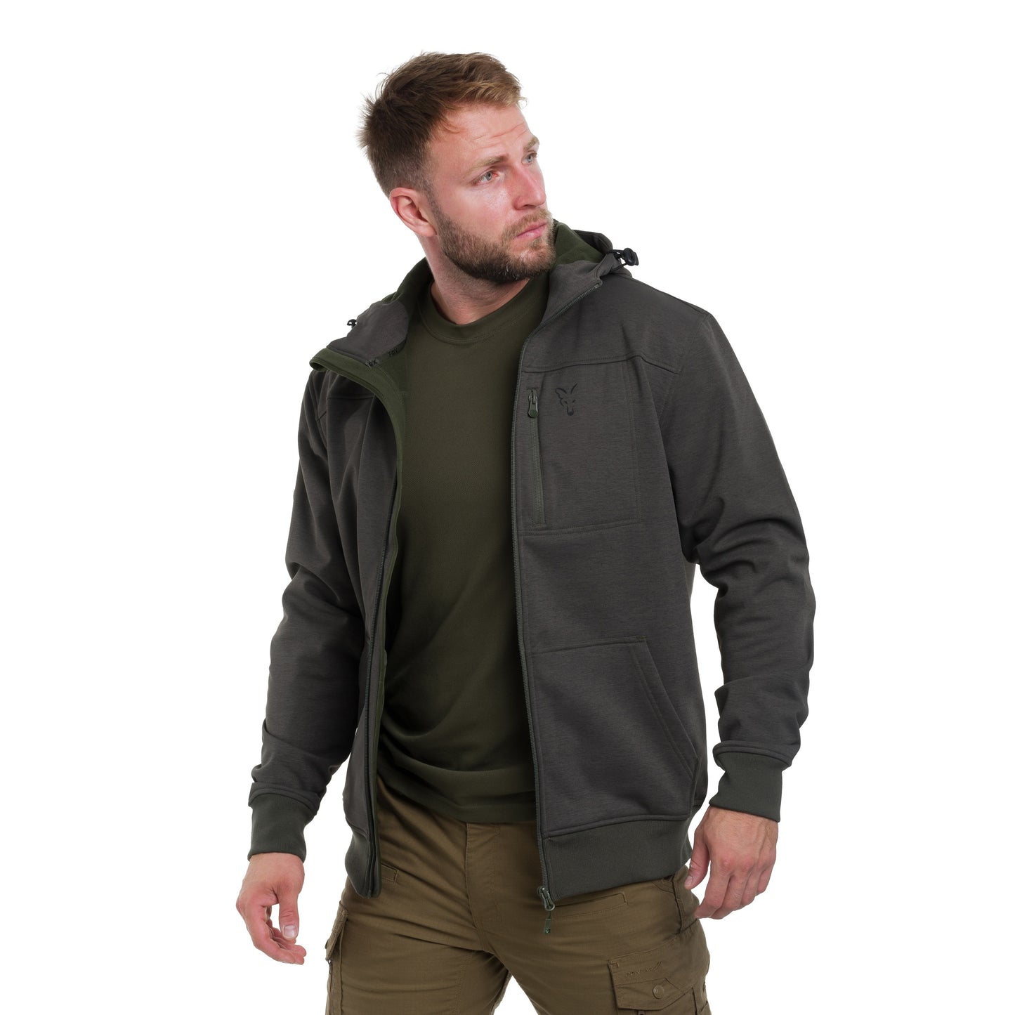 Kurtka FOX Softshell - Green/Black