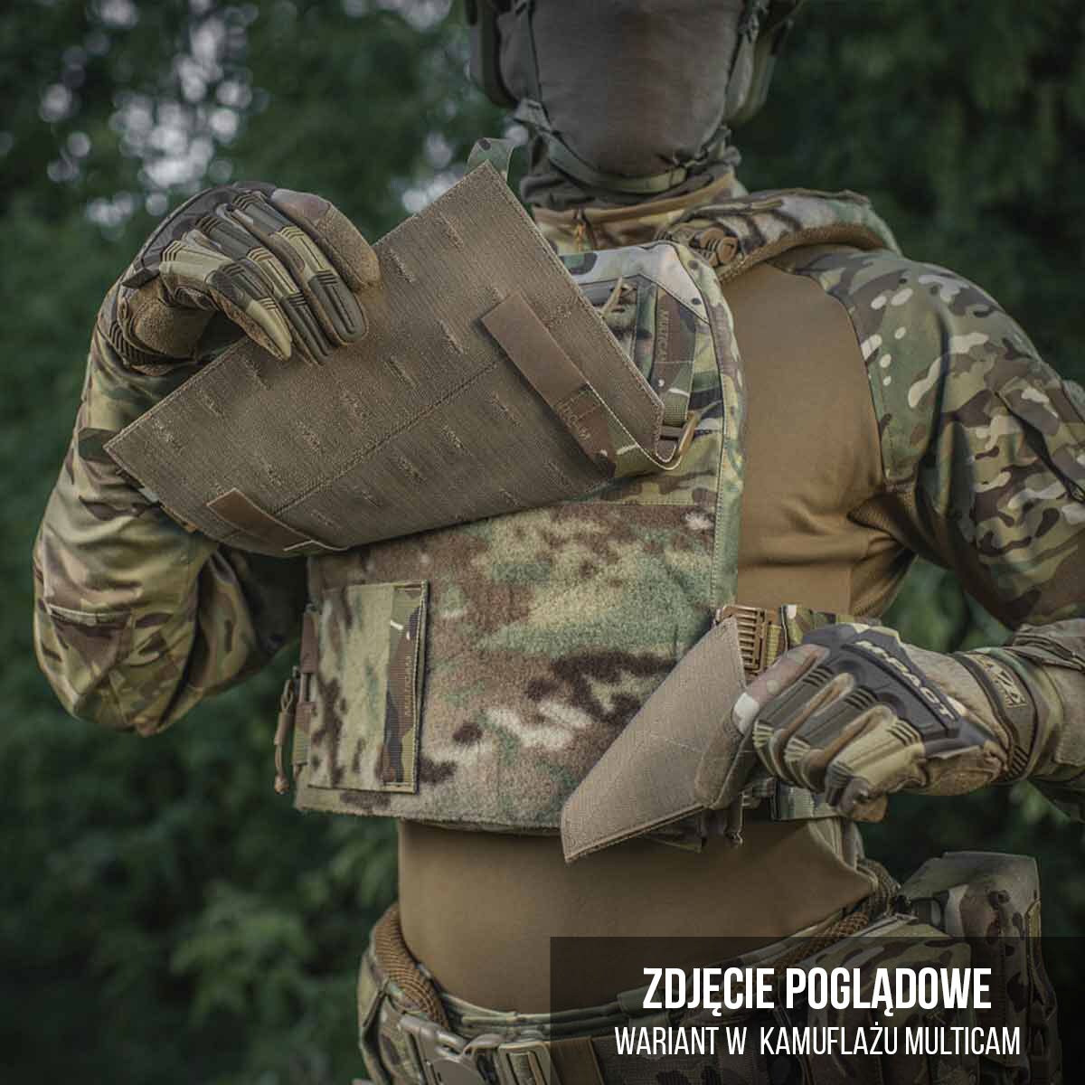 Kamizelka taktyczna typu Plate Carrier M-Tac Cuirass Fast QRS Gen. II Coyote - na płyty L/XL
