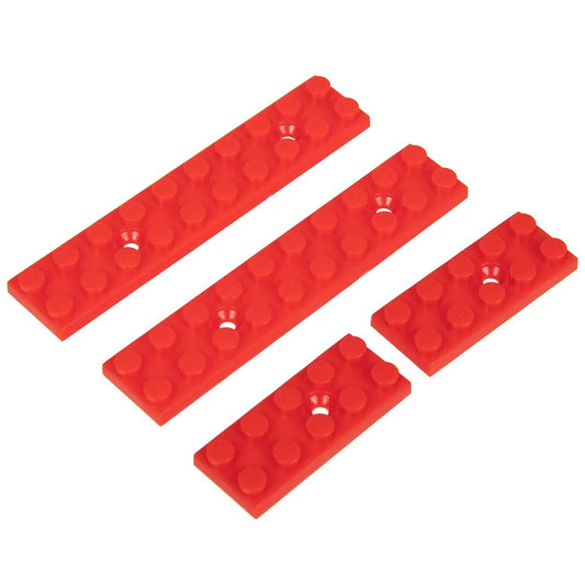 Osłony szyn M-LOK F-Factory klocki 4 szt. - Red