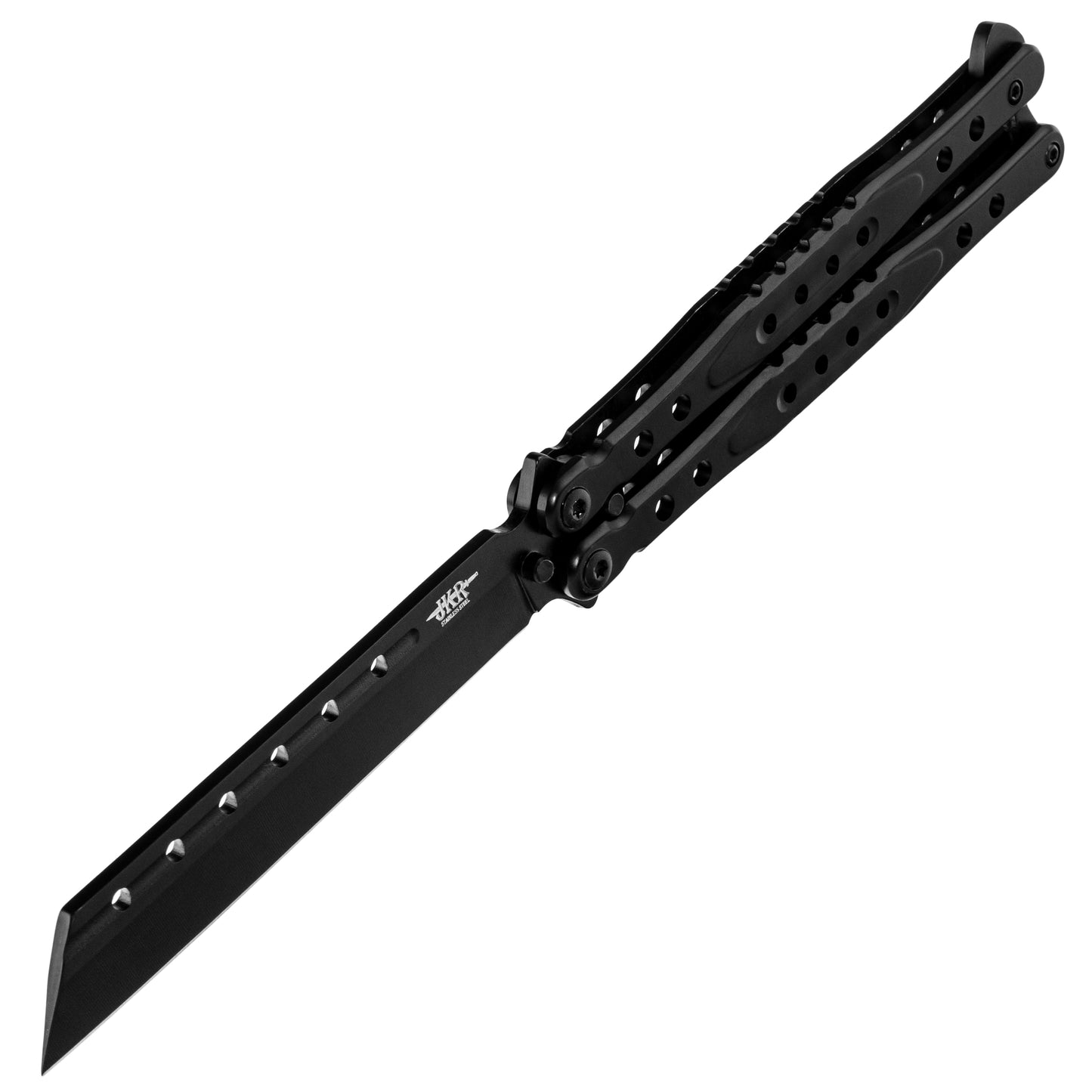 Nóż składany motylek Joker JK805 Full Black Coated
