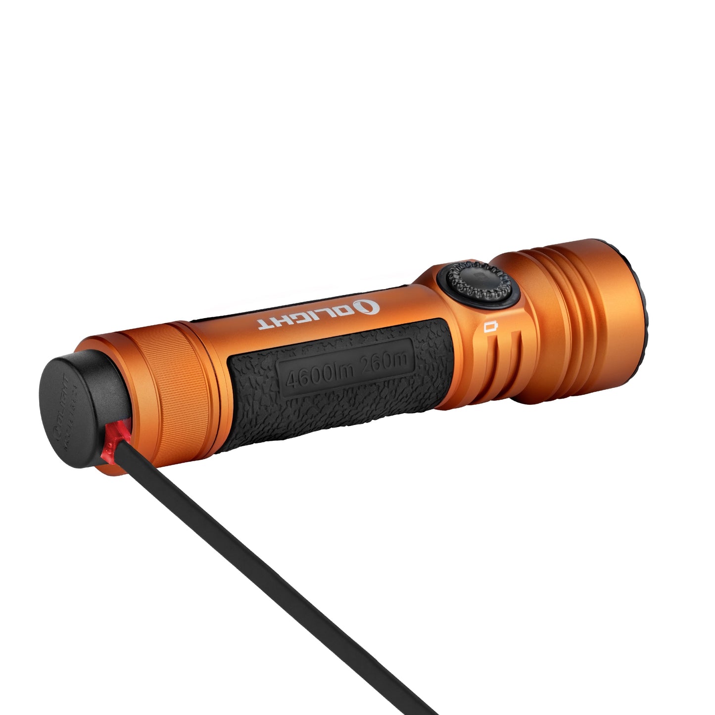 Latarka taktyczno-poszukiwawcza Olight Seeker 4 Pro Cool White Orange - 4600 lumenów