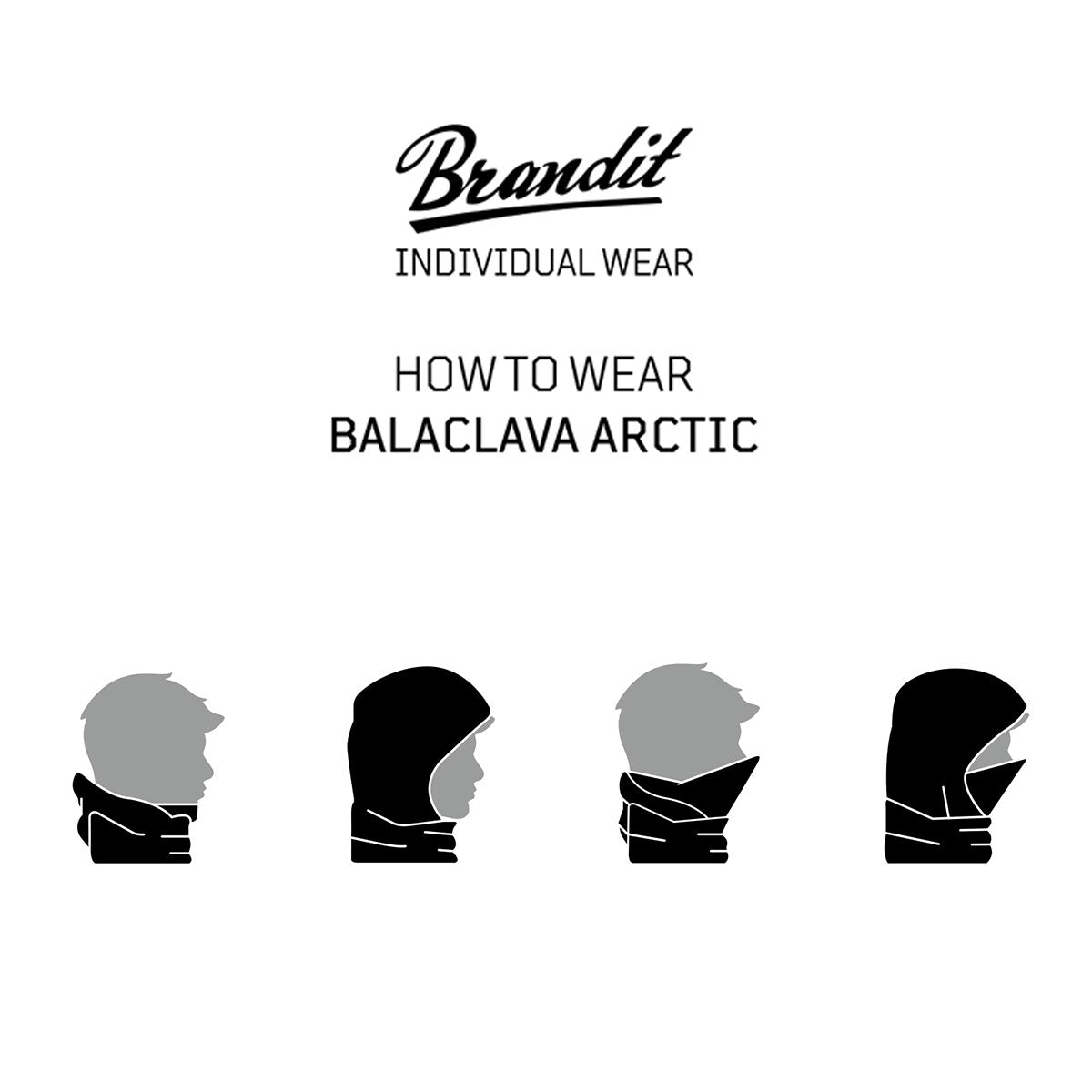 Kominiarka Brandit Arctic Balaklava - Black