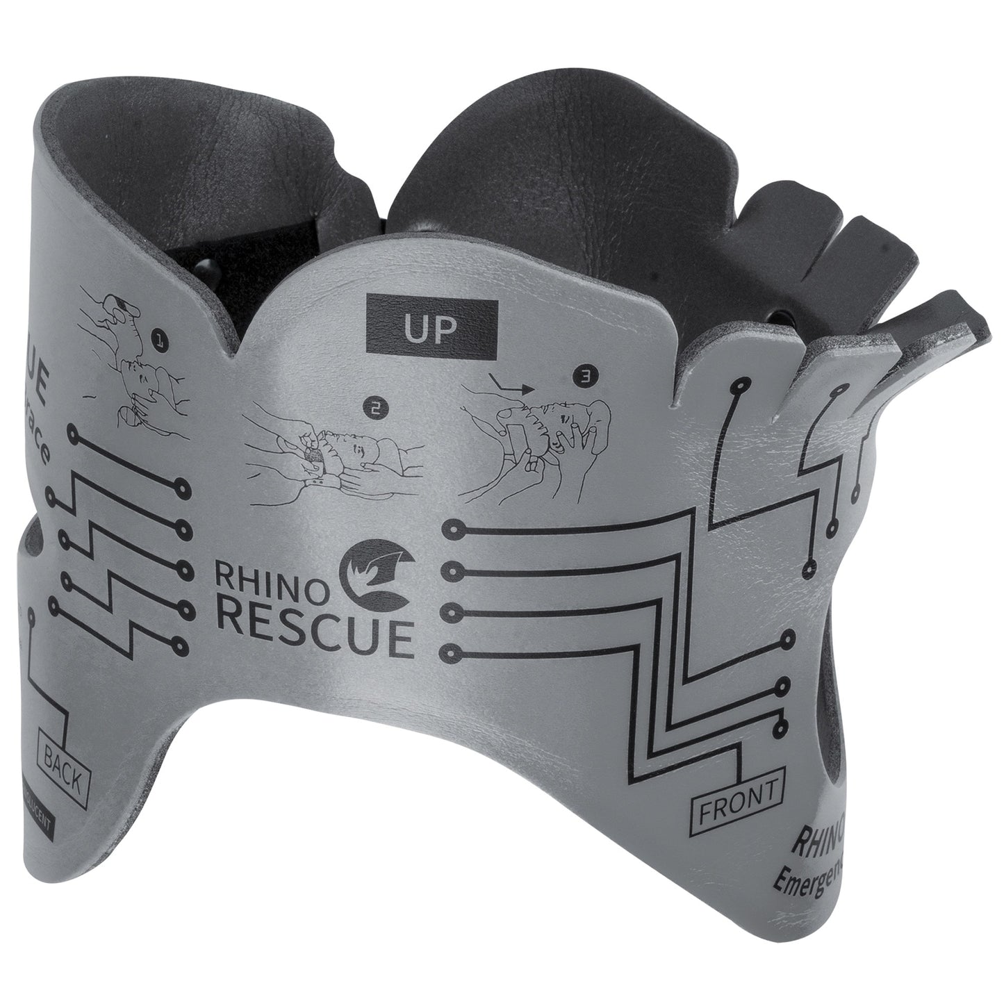 Kołnierz ortopedyczny Rhino Rescue Neck Brace - Gray