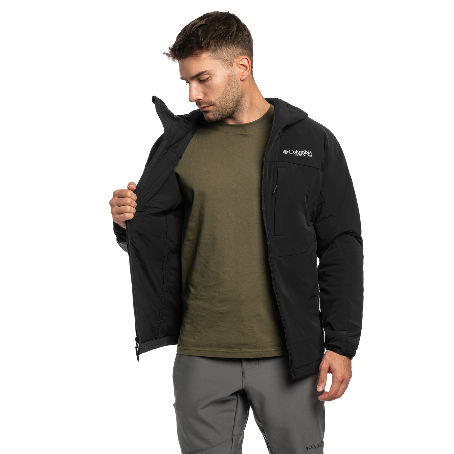 Kurtka Columbia Silver Leaf Lite Insulated Hooded Jacket - Black