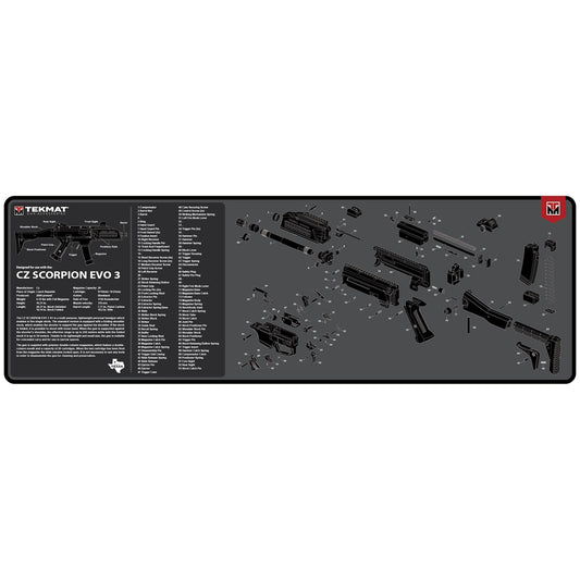 Mata do czyszczenia broni TekMat CZ Scorpion EVO 3 - Black