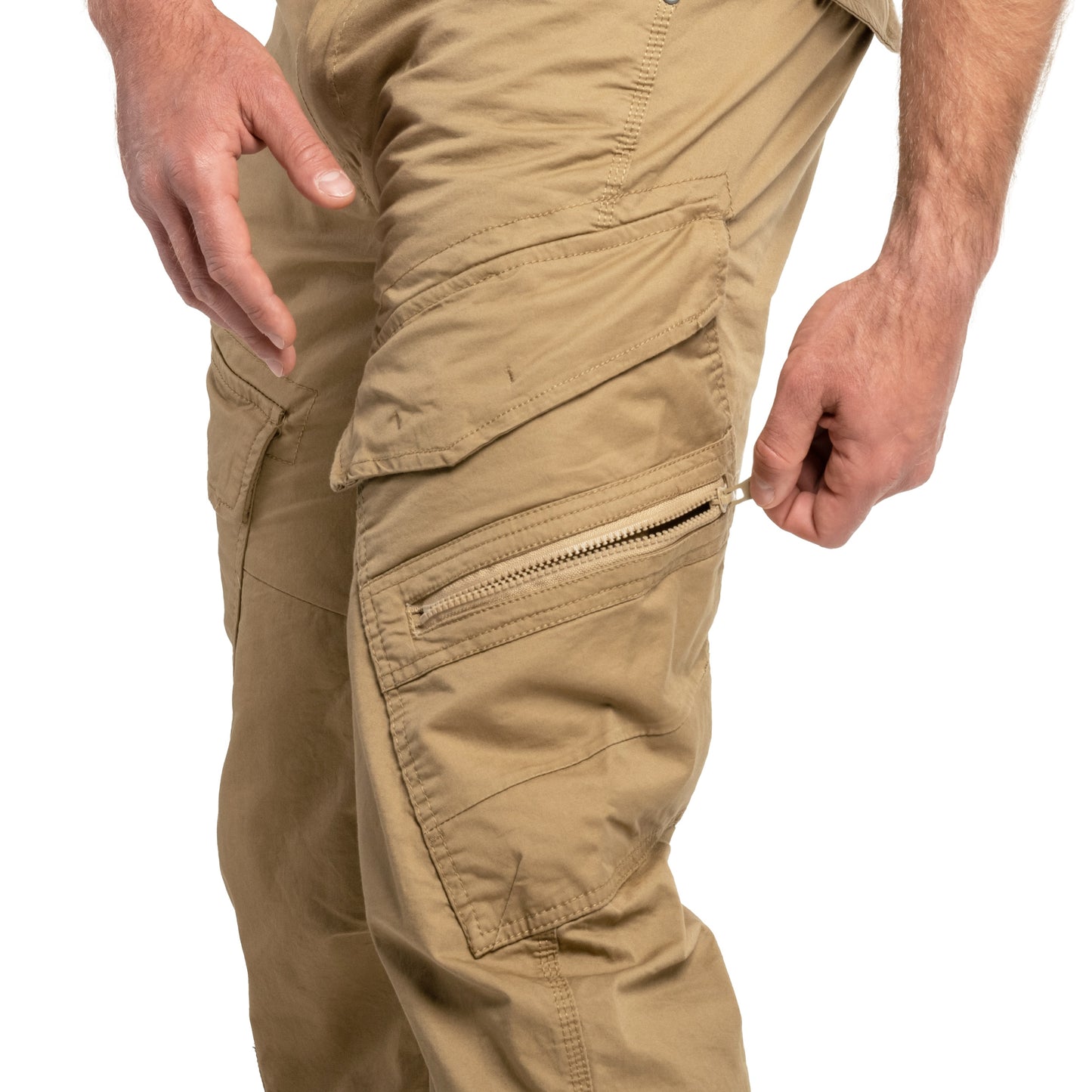 Spodnie Brandit Adven Slim Fit - Coyote