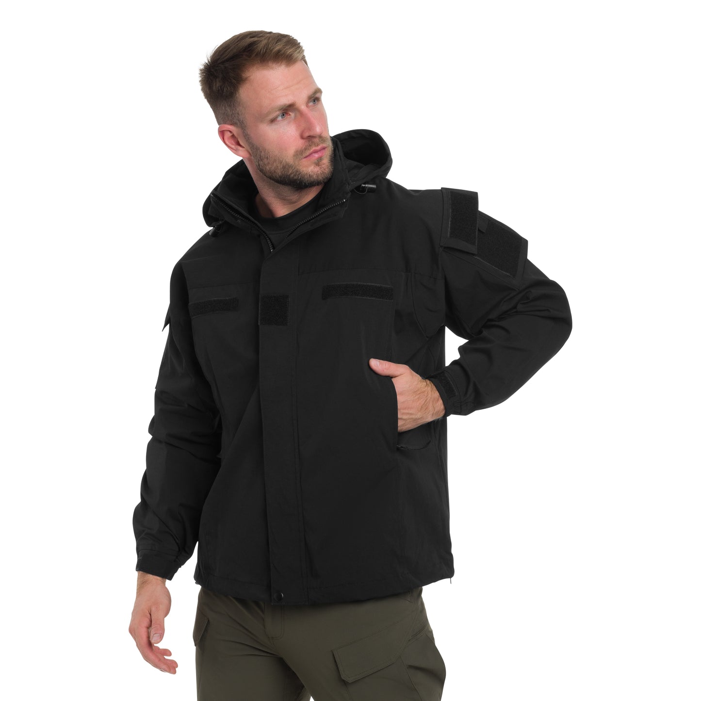 Kurtka MFH US Softshell Level 5 - Black