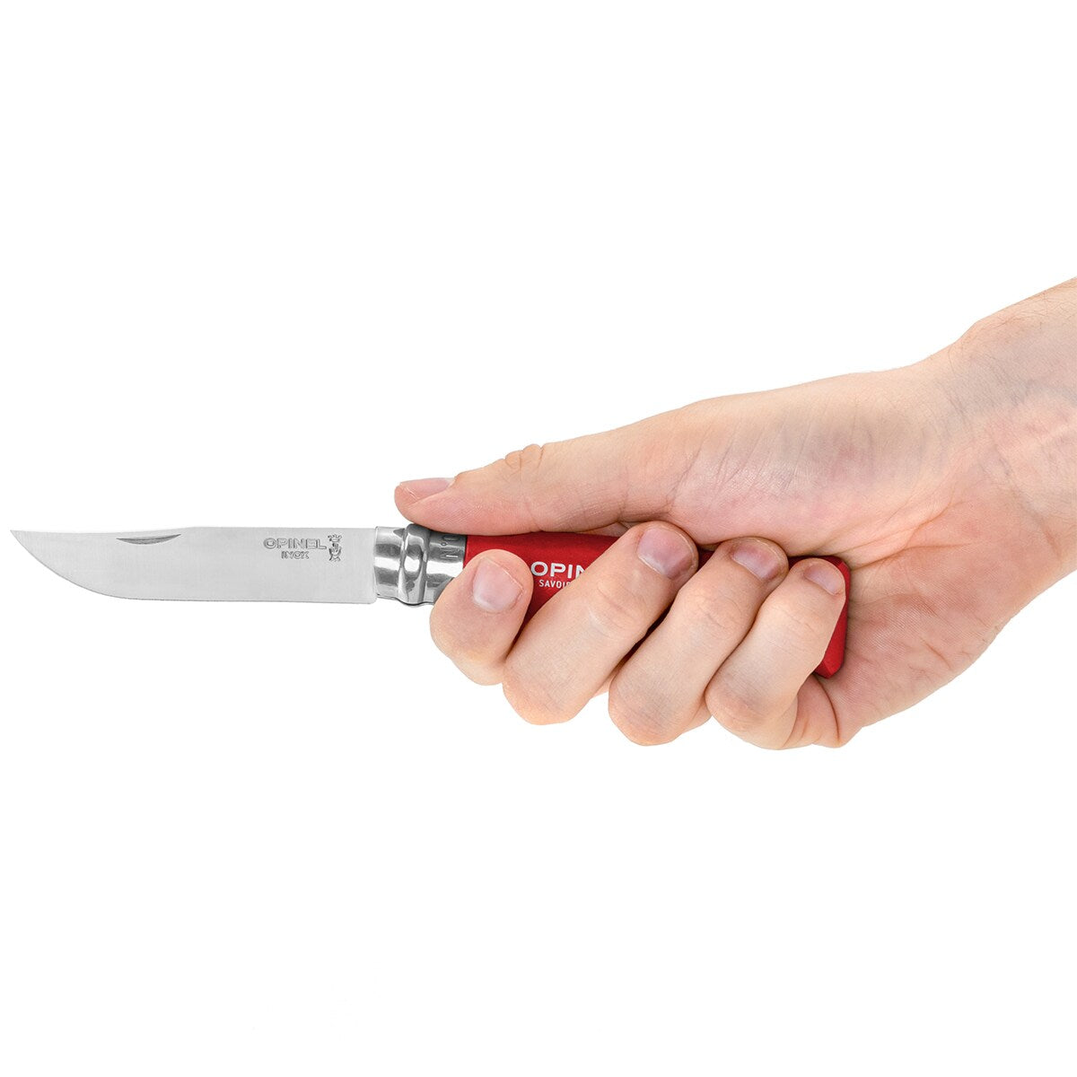 Nóż składany Opinel No.8 Colorama Inox - Red