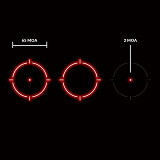 Kolimator Holosun Enclosed Reflex HS512C Multi Reticle - Solar Panel
