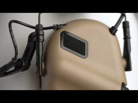 Ochronniki słuchu aktywne Earmor M32 Plus - Coyote Brown