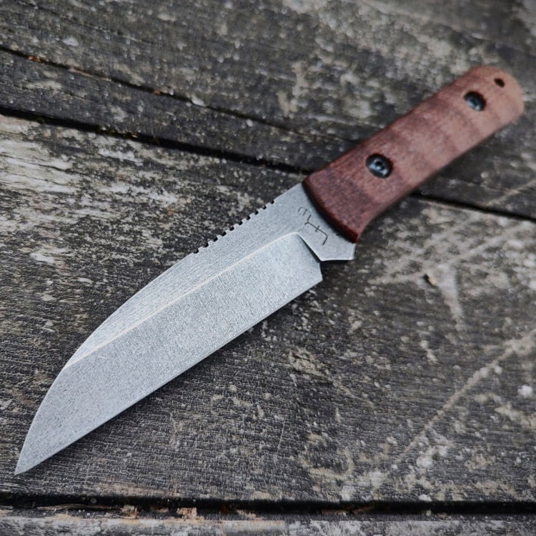 Nóż LKW Coffin Warncliff Micarta - Brown