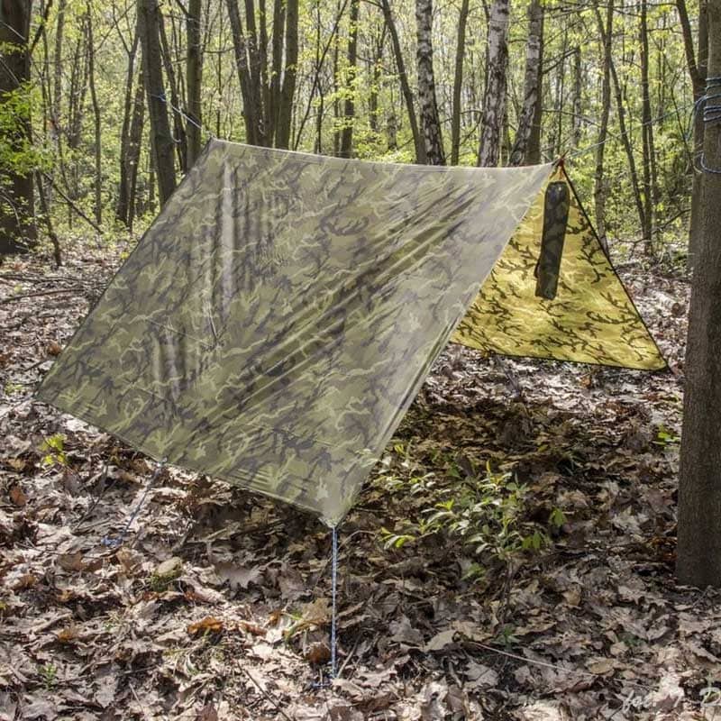 Płachta biwakowa MFH Tarp 3x3 - M95 CZ Camo