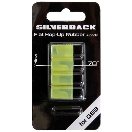 Zestaw czterech gumek Hop-Up Silverback 70 st. do replik GBB/TAC-41 - Yellow