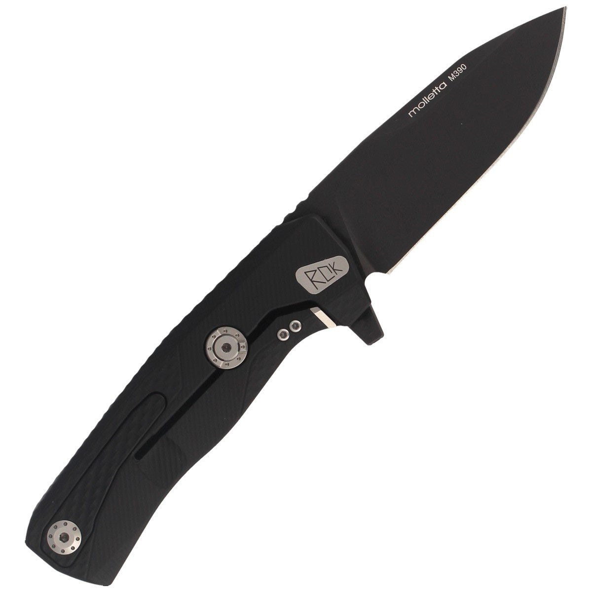 Nóż składany LionSteel ROK Aluminium Black Blade Black