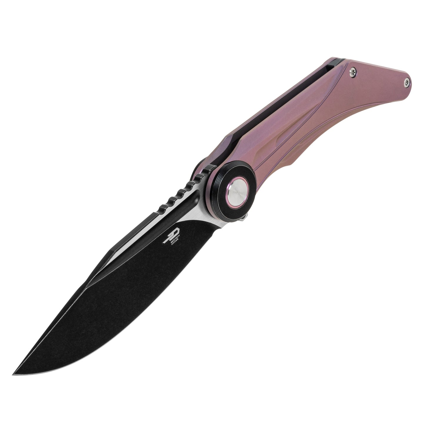 Nóż składany Bestech Knives Seraph M390 - Purple Titanium/Black Stonewash Satin