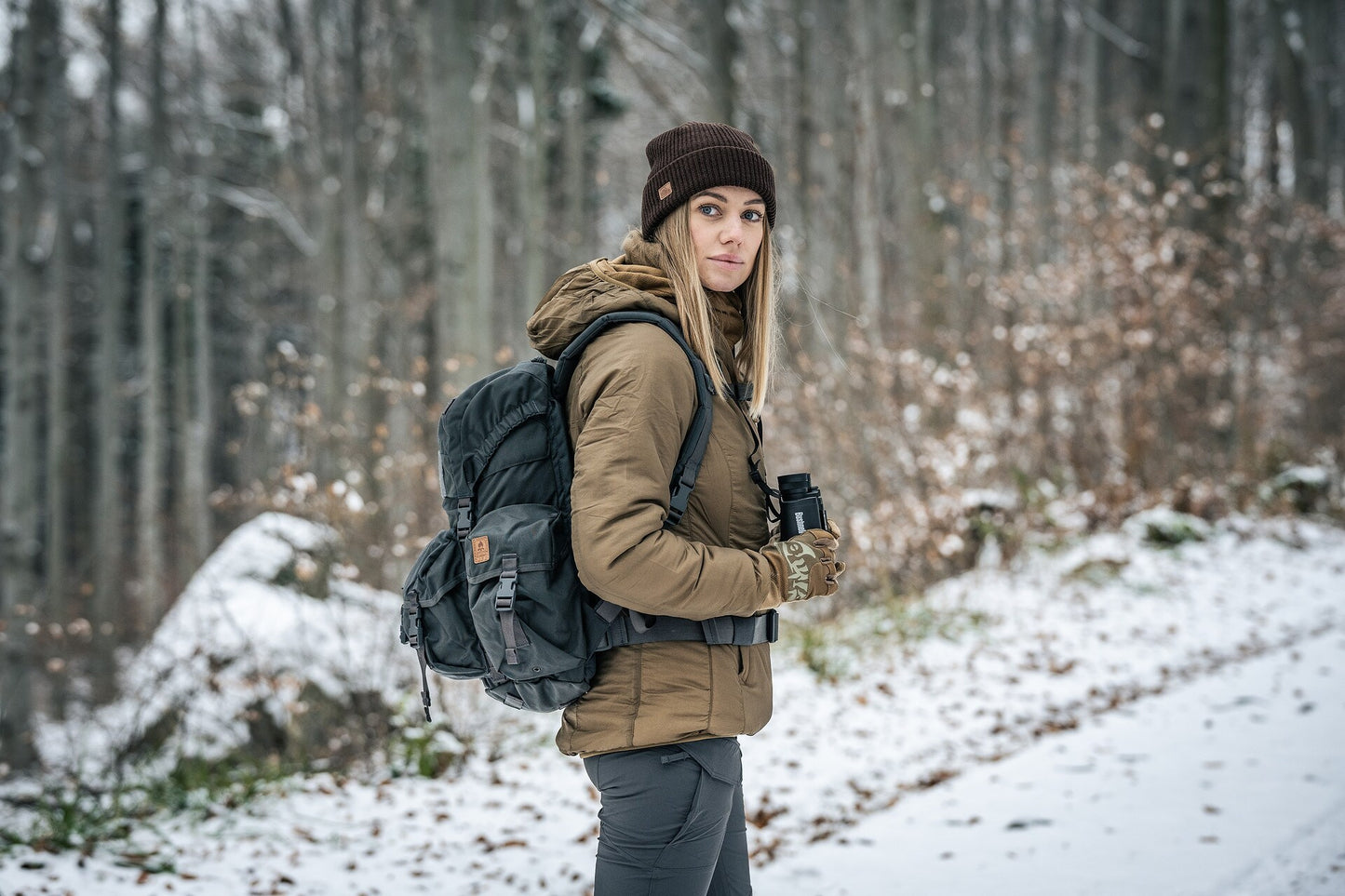 Kurtka damska Helikon Wolfhound Hoodie - Coyote