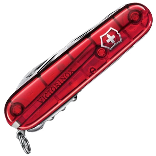 Scyzoryk Victorinox Huntsman - Transparent Red