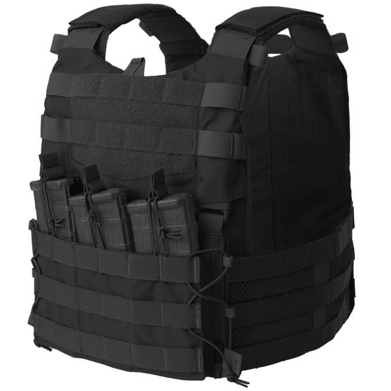 Modułowa kamizelka taktyczna Helikon Guardian Military Set Black - na płyty L