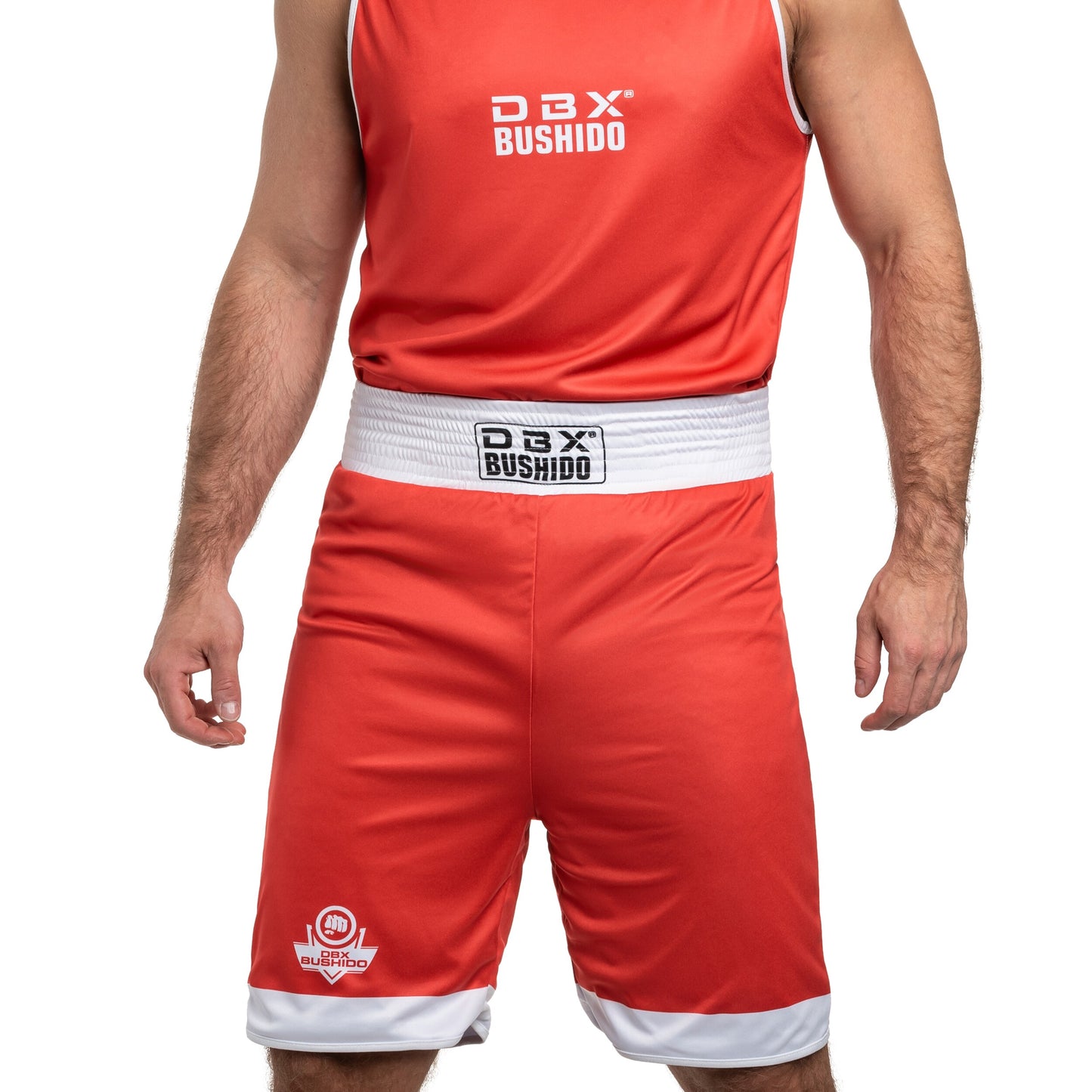 Dwustronny strój DBX Bushido do boksu - Niebieski/Czerwony