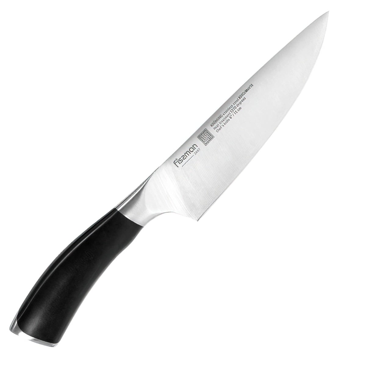 Nóż szefa kuchni Fissman Kronung 16 cm - Black