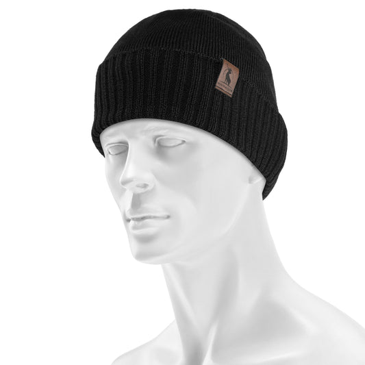 Czapka Agbo Merino Hogan - Czarna