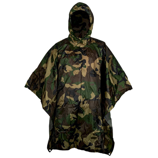 Ponczo Texar Ripstop - Woodland