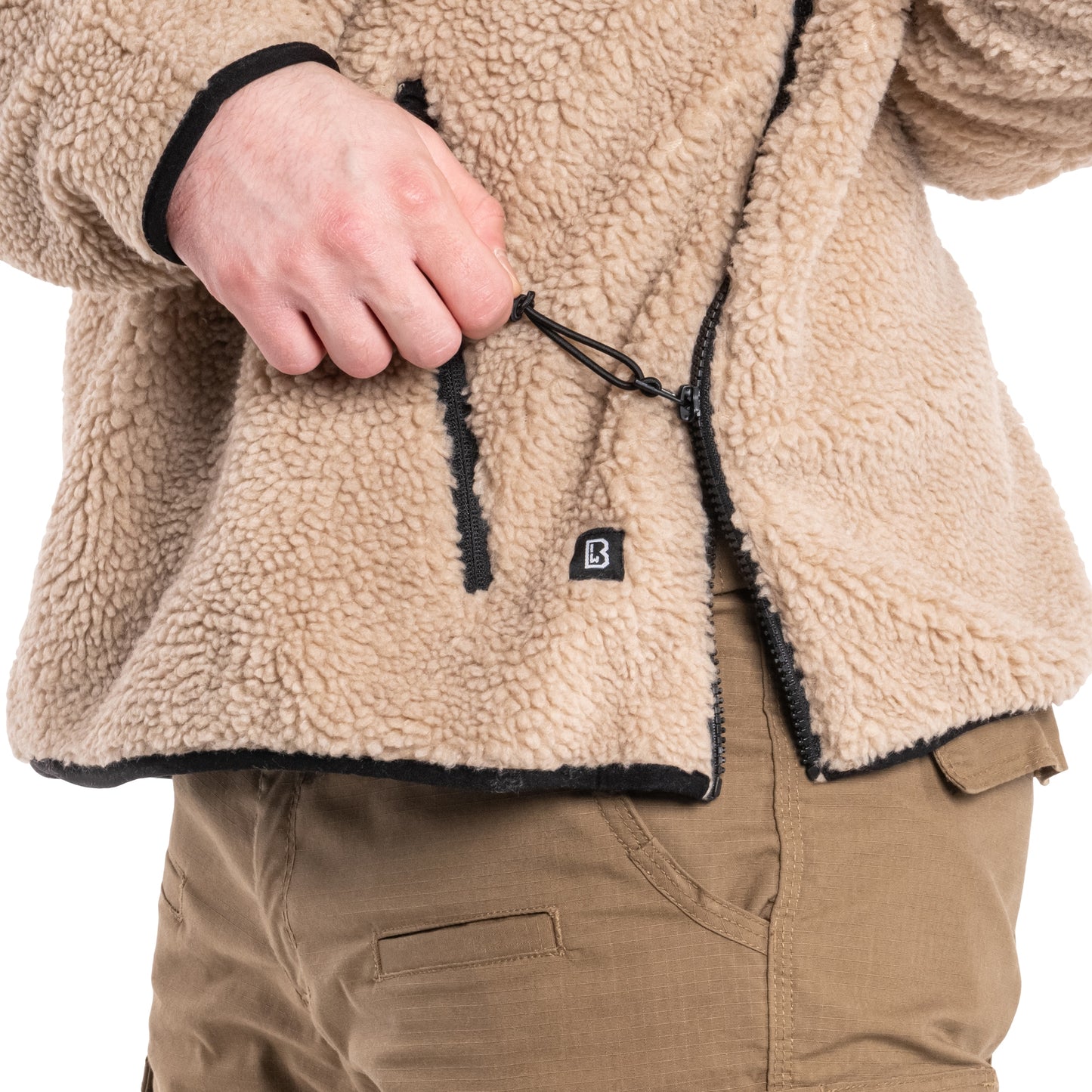 Polar Brandit Teddyfleece Worker Pullover - Coyote
