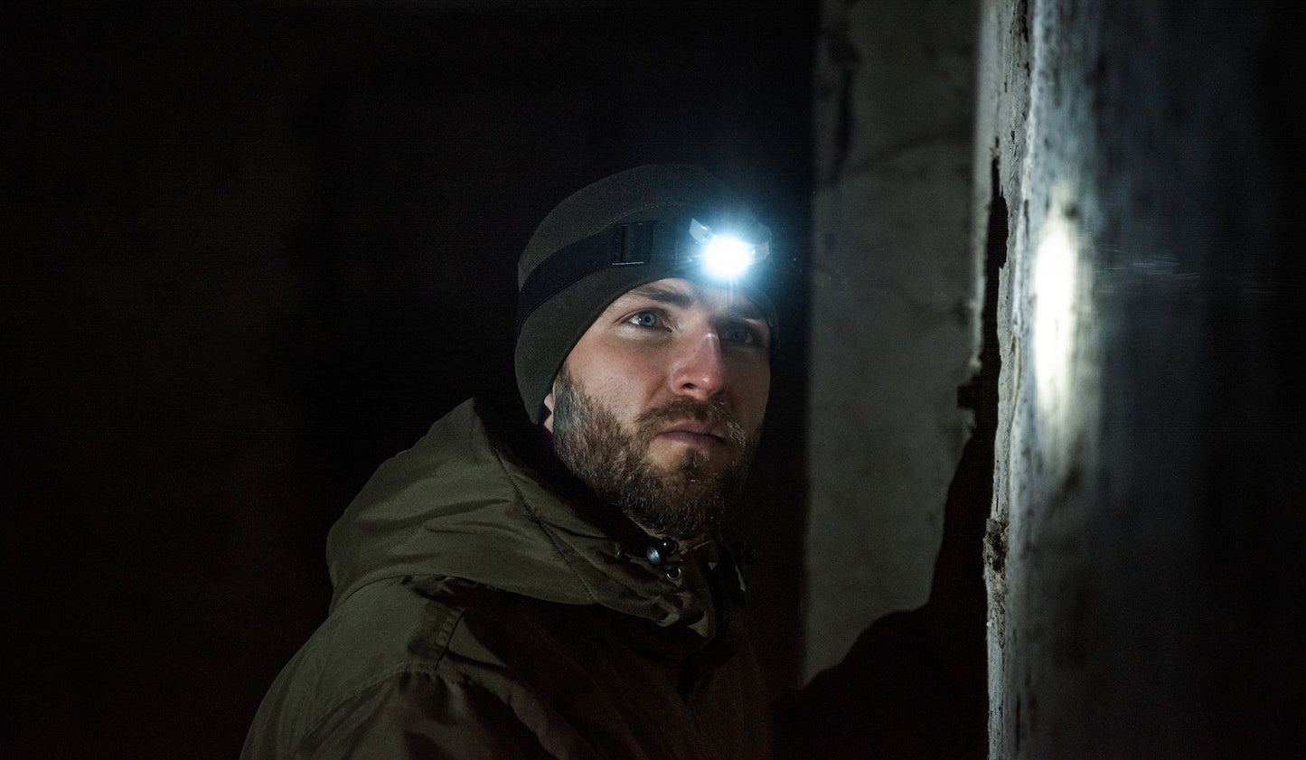 Latarka czołowa Mil-Tec CREE XPE - 200 lumenów
