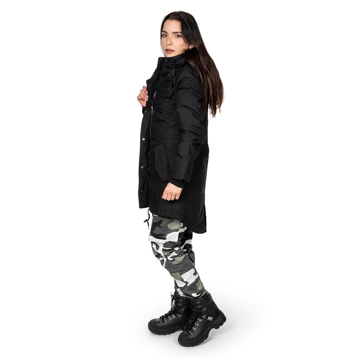 Kurtka damska Brandit Marsh Lake Parka - Black