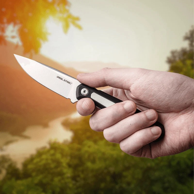 Nóż Real Steel Dex 3501BW - Black/White G10
