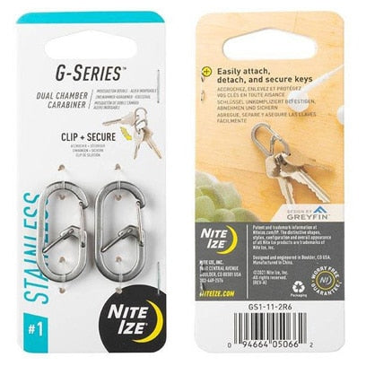 Karabińczyk Nite Ize G-Series 1 Silver 2 szt.