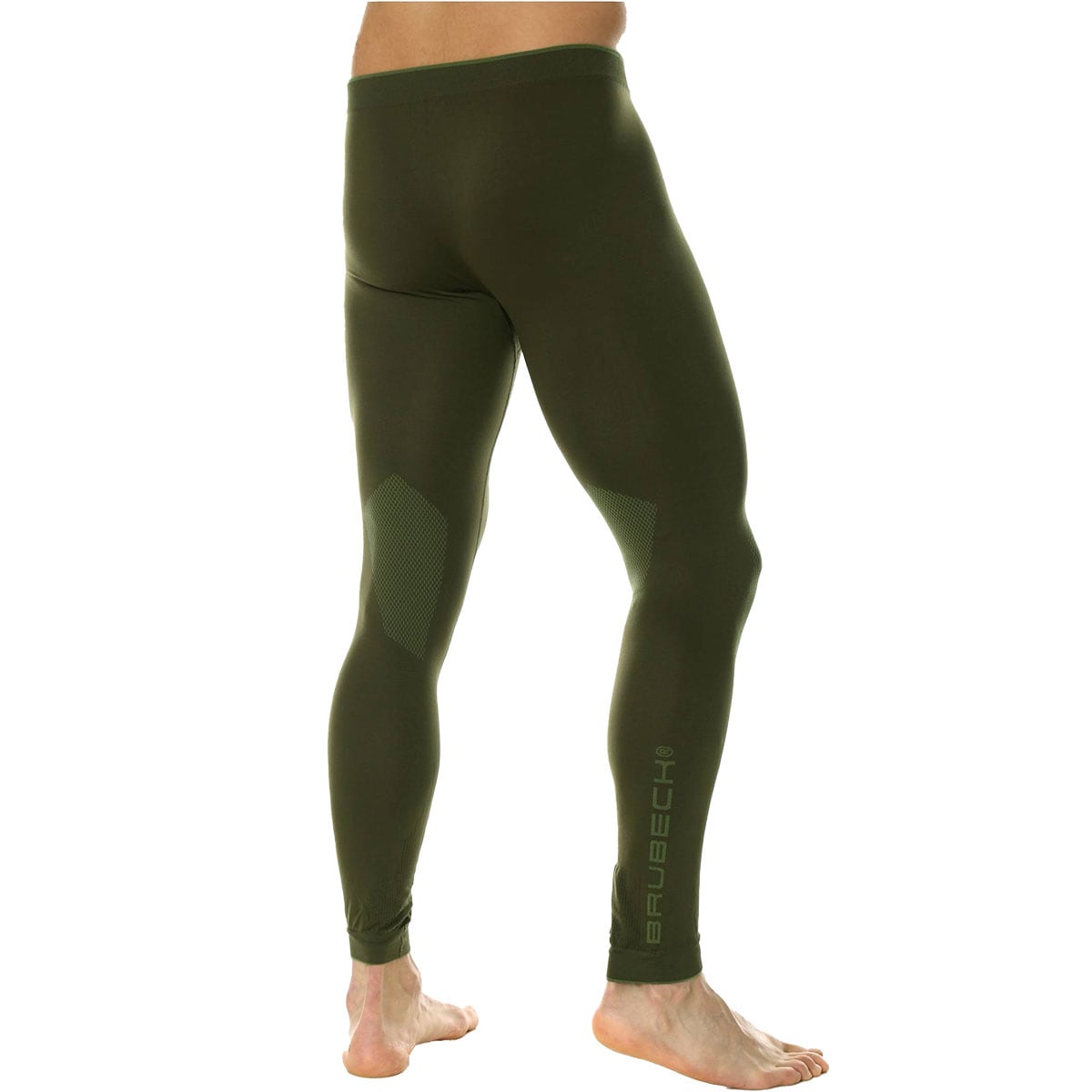 Legginsy termoaktywne męskie Brubeck Ranger Protect - Khaki