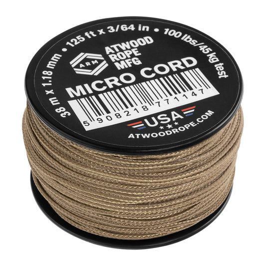 Linka Atwood Rope MFG Micro Cord 38 m - Coyote