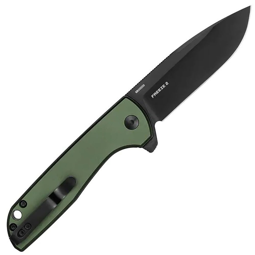 Nóż składany Oknife Freeze 2 OD Green - stal nierdzewna 154CM