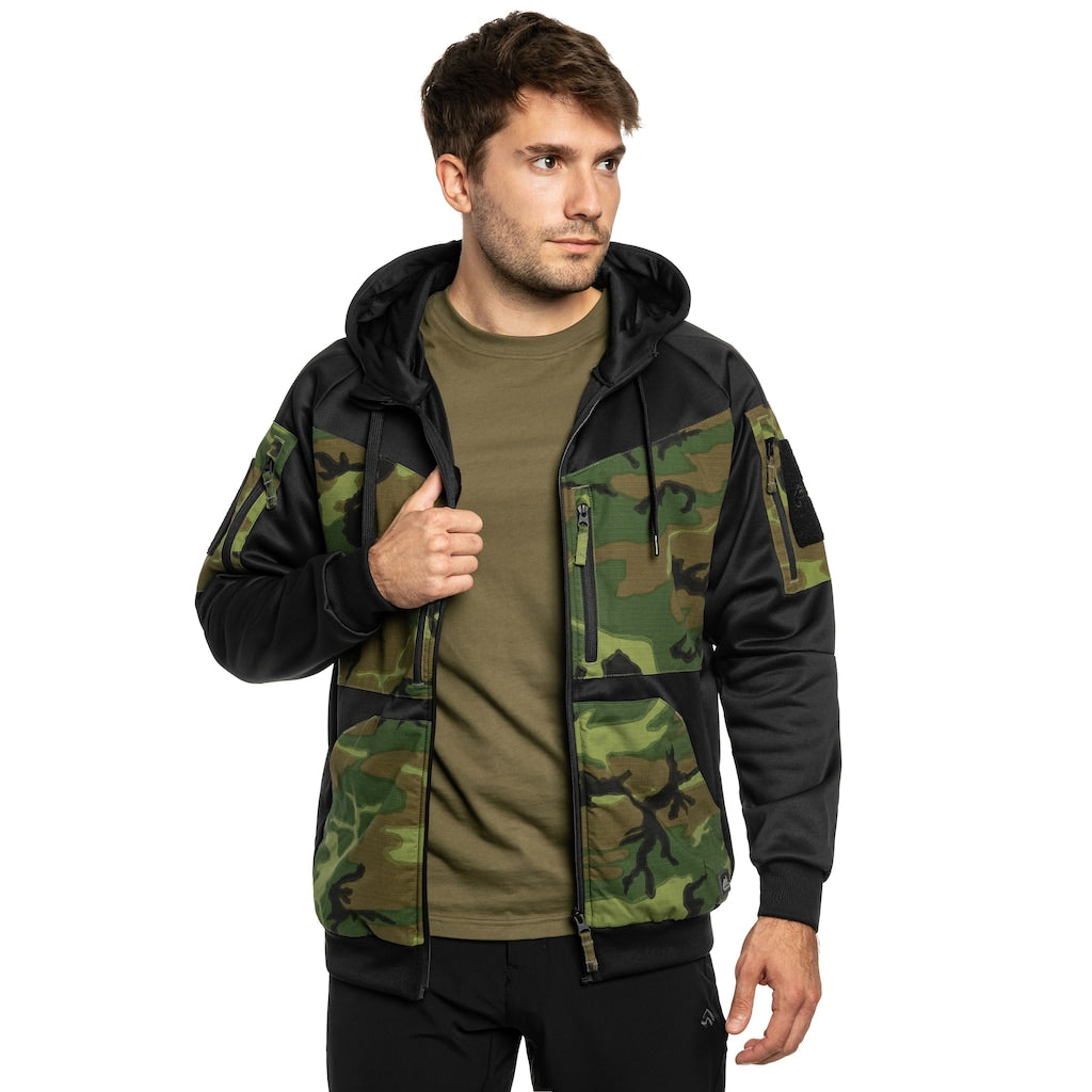 Bluza Helikon Rogue Hoodie - Black/ERDL