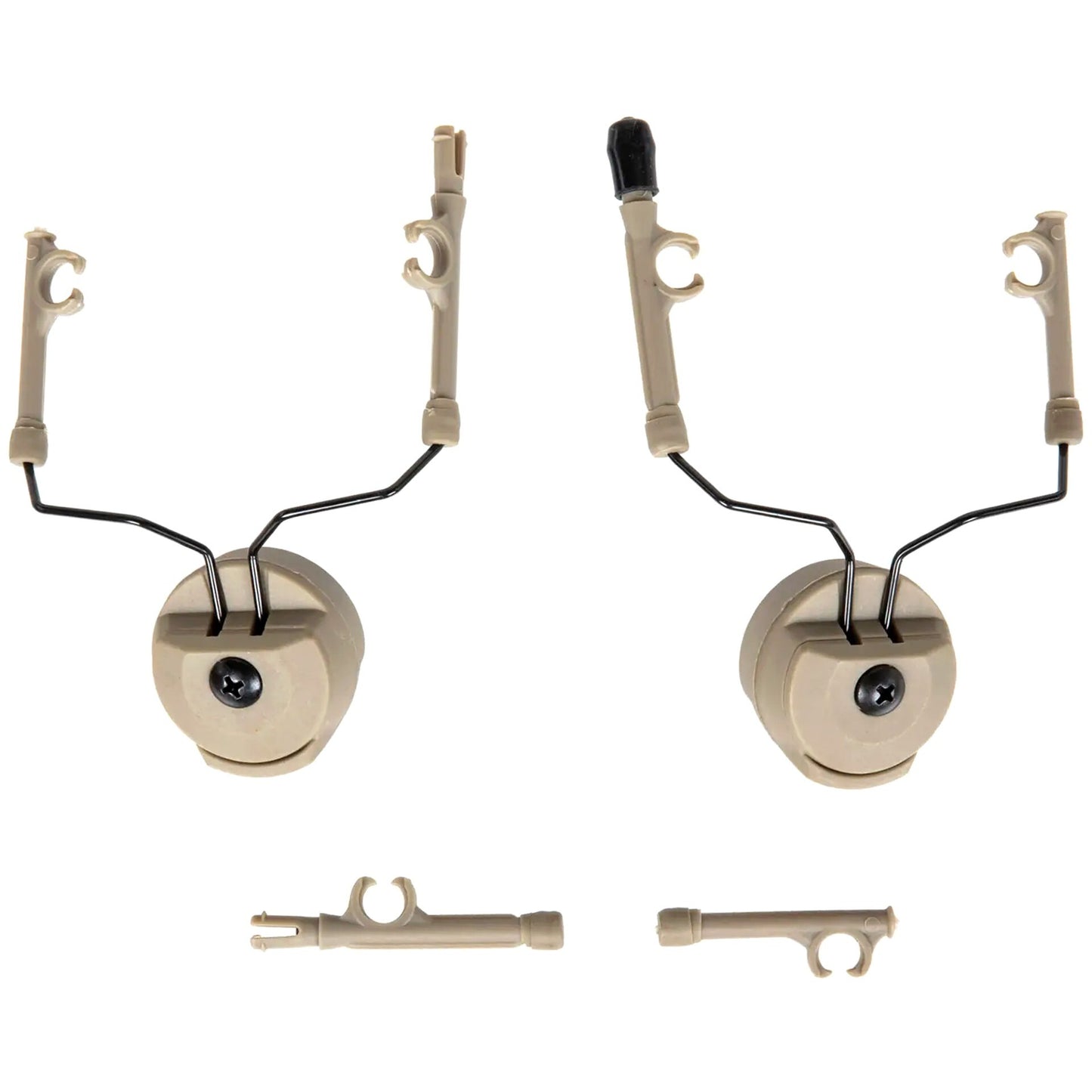Adapter słuchawek TacSky typu ComTac na szyny MTEK - Flat Dark Earth