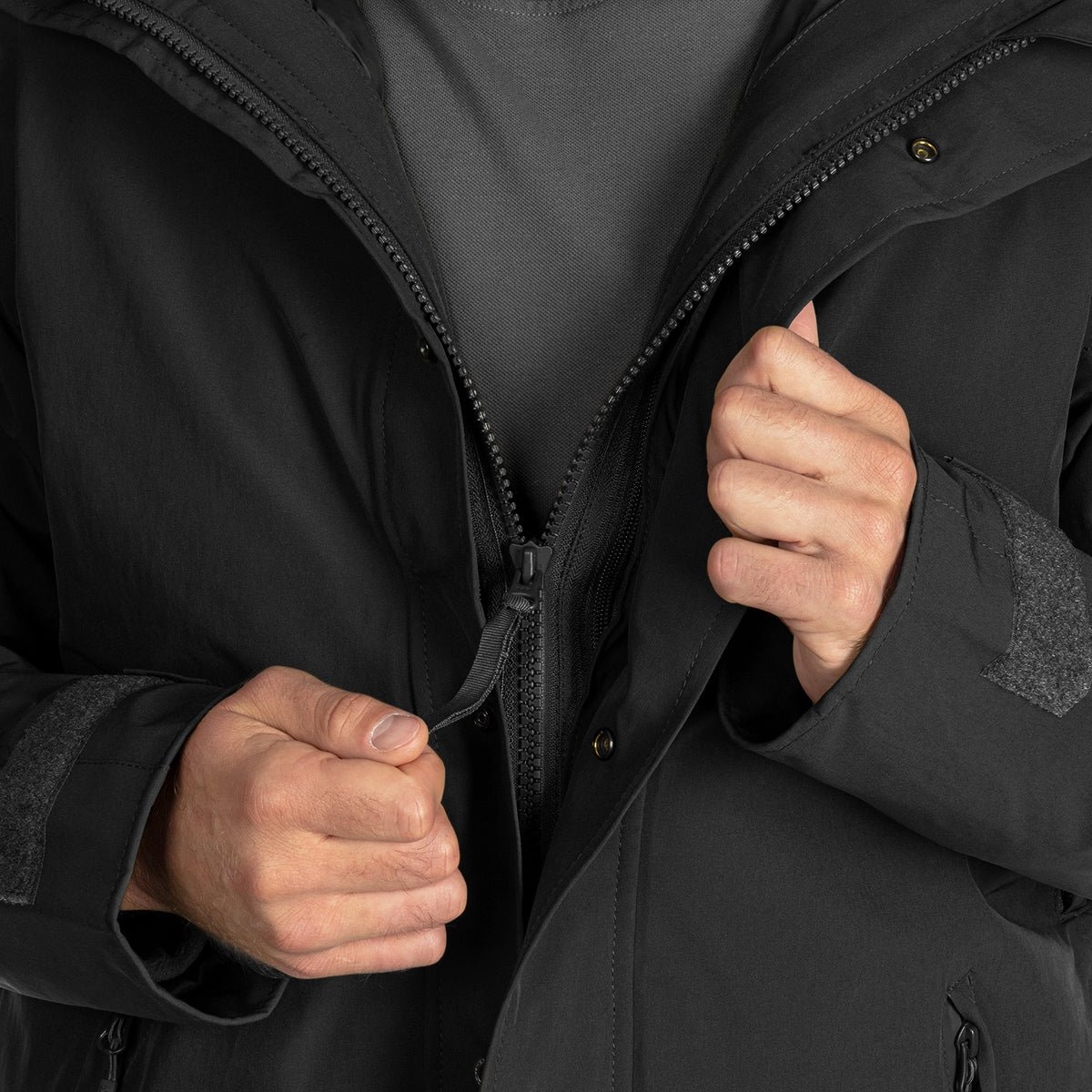 Kurtka Mil-Tec ECWCS Wet Weather Gen.II z podpinką Black