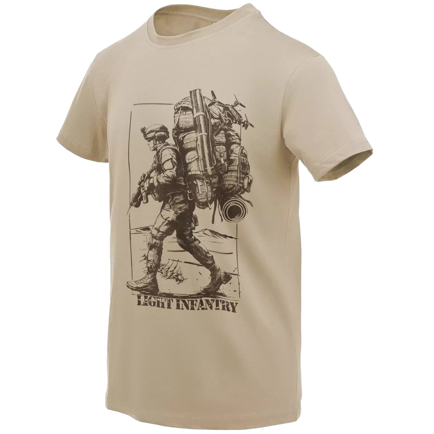 Koszulka T-Shirt Helikon Light Infantry - Khaki
