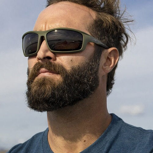 Okulary taktyczne Wiley X Grid - Captivate Polarized Grey/Matte Utility Green