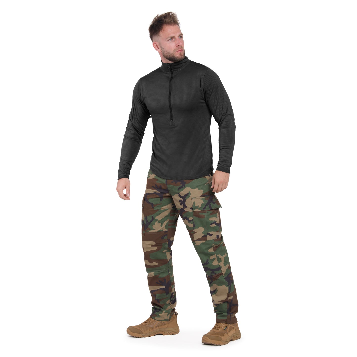 Koszulka termoaktywna MFH US Level II GEN III - Black
