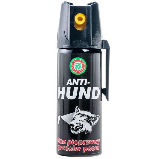 Gaz pieprzowy na psy i wilki Klever Anti Hund 50 ml - stożek (DE)