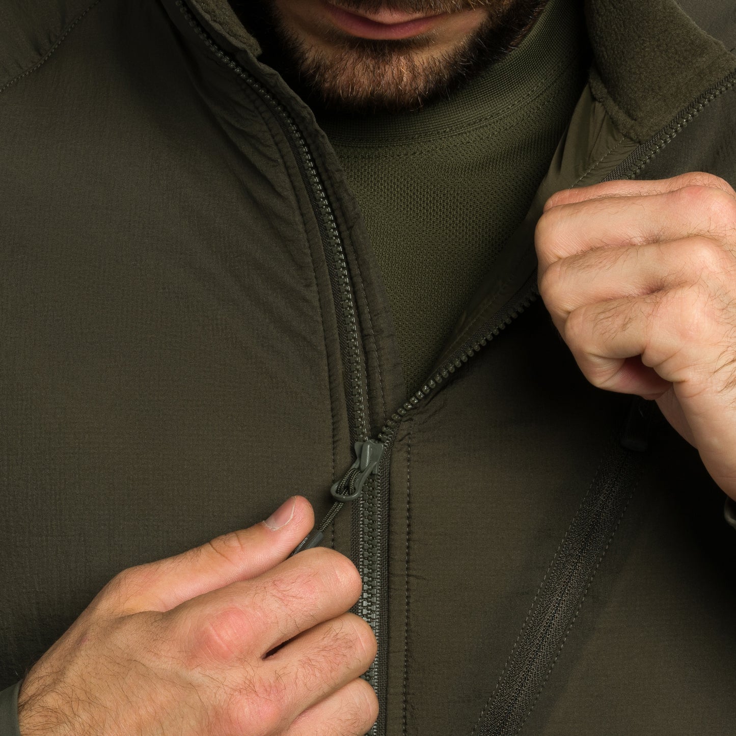 Kurtka Helikon Wolfhound Climashield Apex - Taiga Green