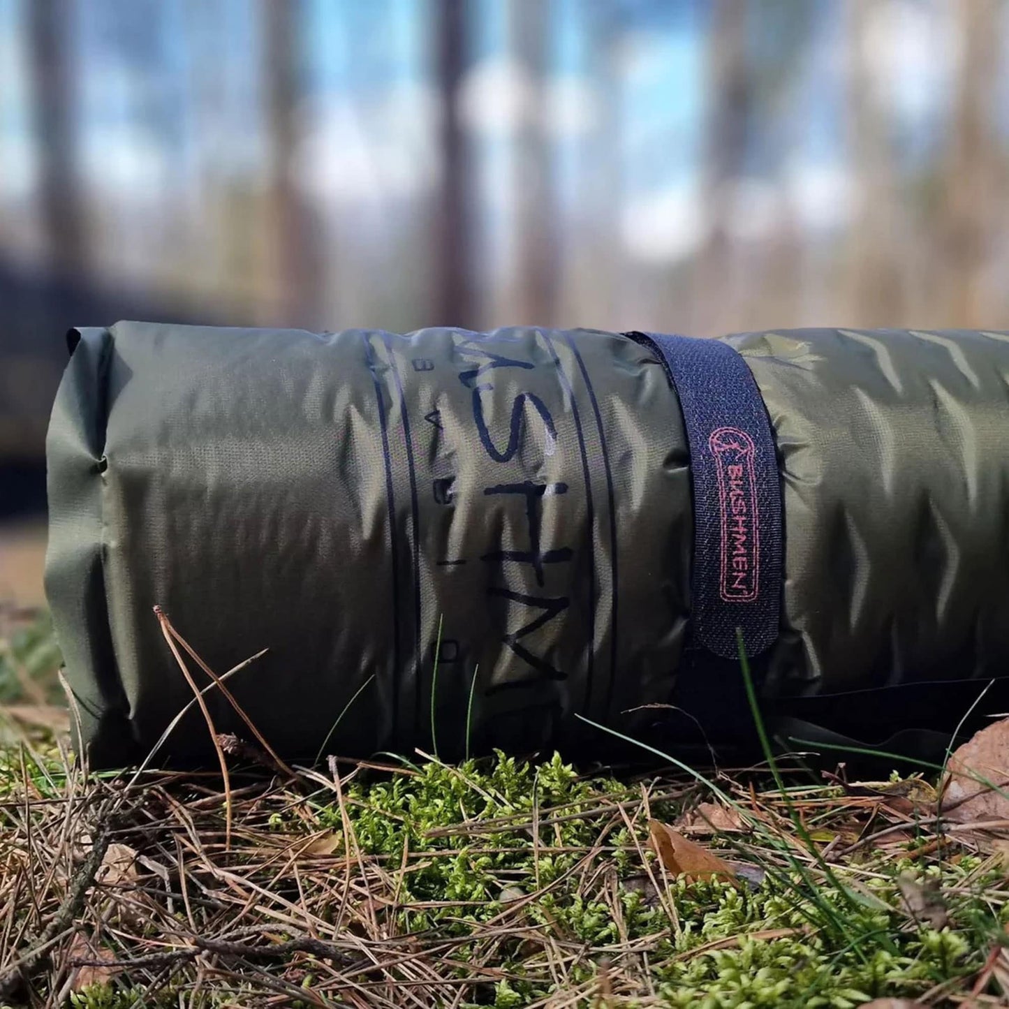 Mata samopompująca Bushmen FIT 640 - Oliwkowa