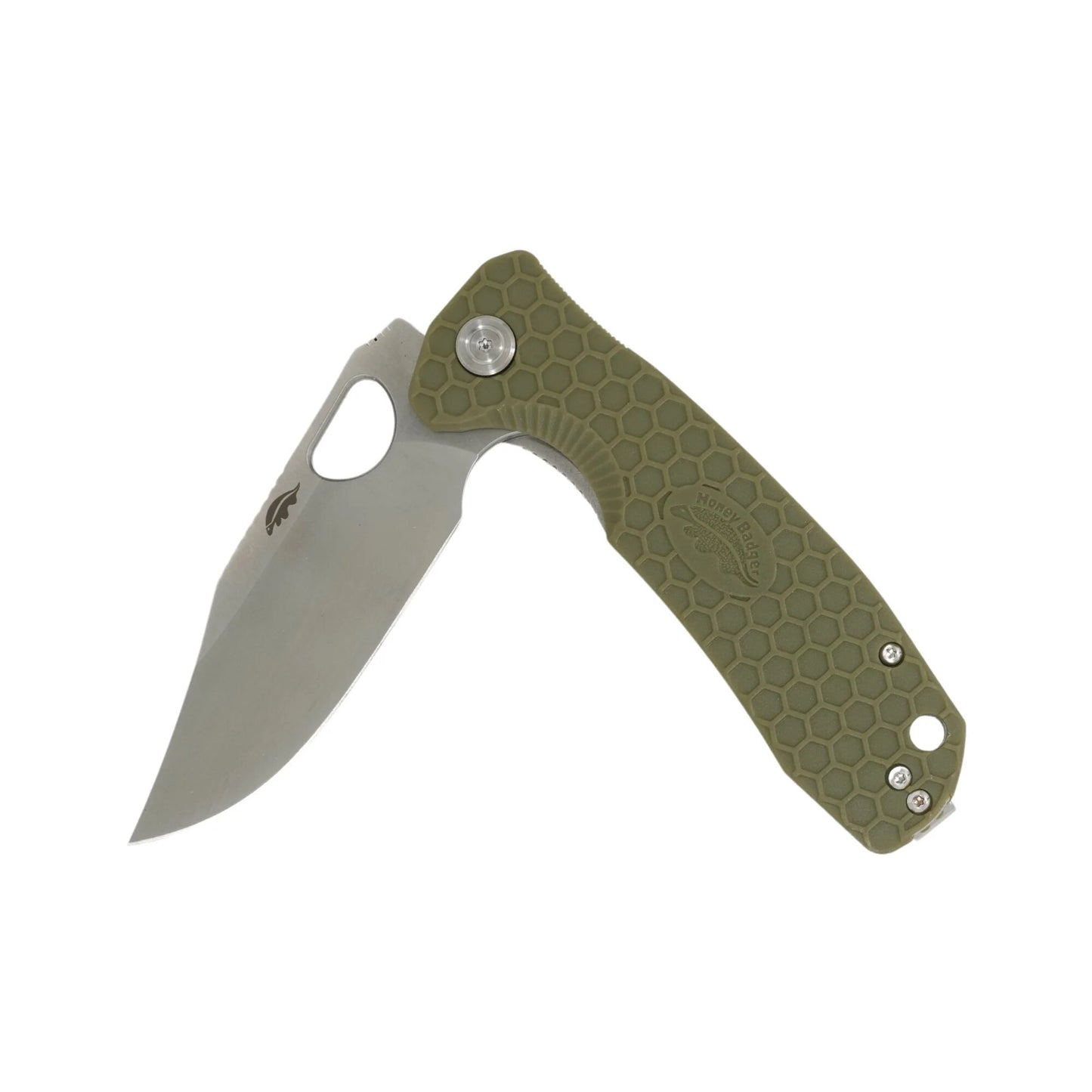 Nóż składany Honey Badger Clip-Point Large 8Cr13MoV - Green