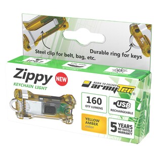 Latarka brelokowa Armytek Zippy Yellow - 160 lumenów