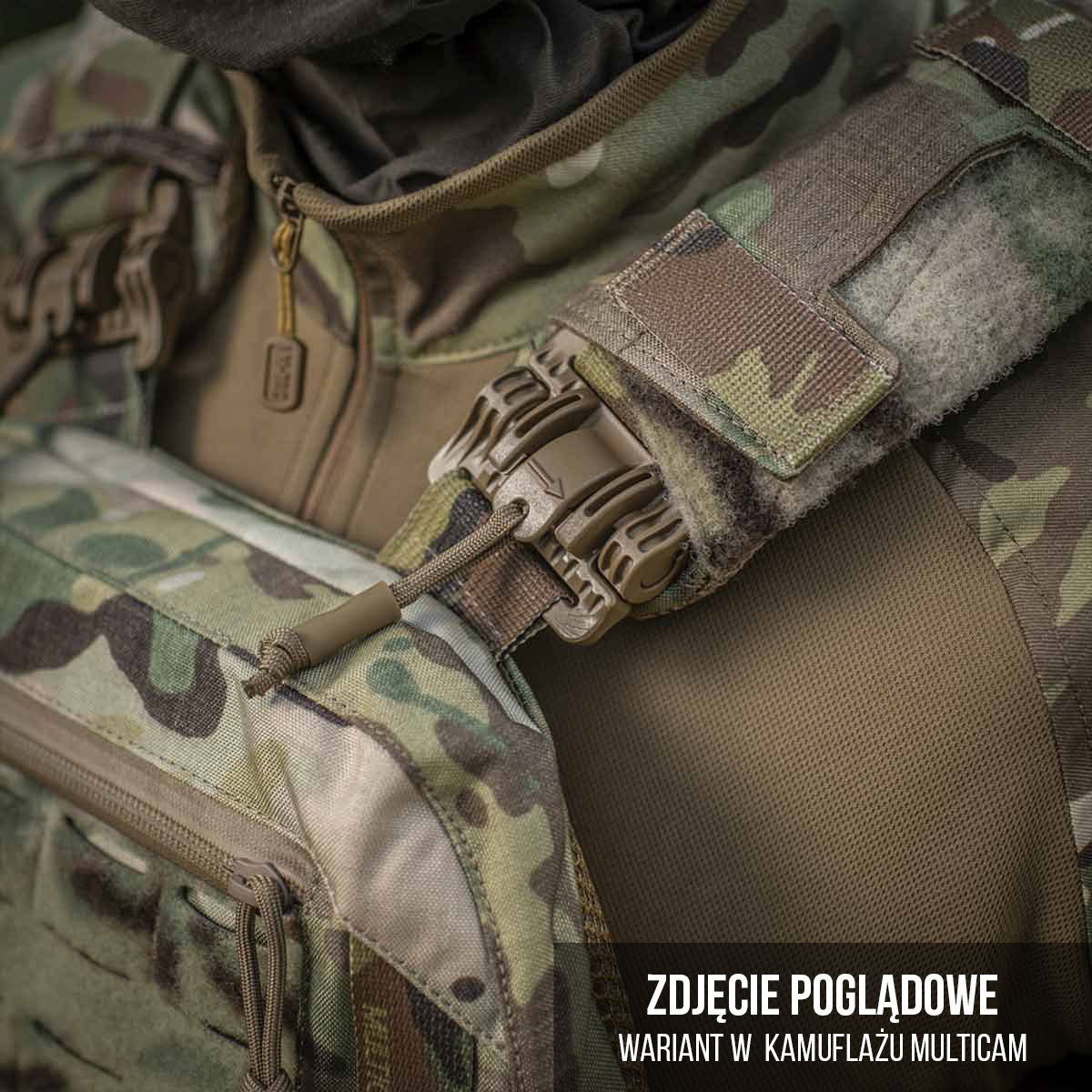 Kamizelka taktyczna typu Plate Carrier M-Tac Cuirass Fast QRS Gen. II Coyote - na płyty L/XL