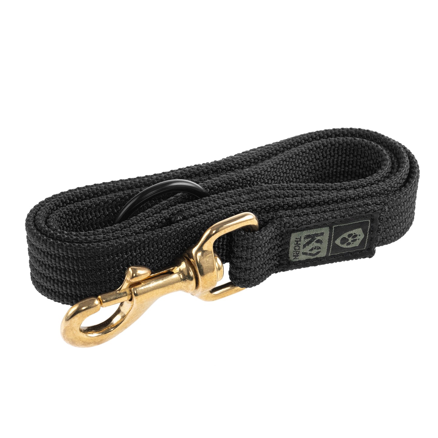Smycz K9 Thorn z D-ringiem Black - 200 cm