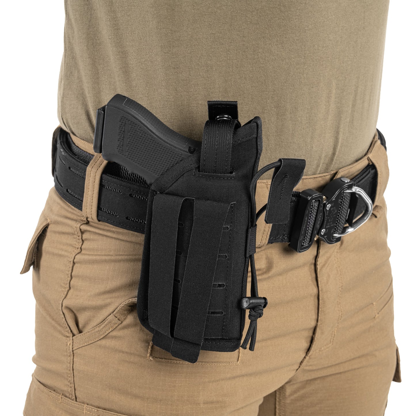 Kabura uniwersalna Combat Lab dwustronna - Black